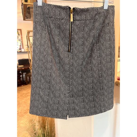 Michael Kors A-line Herringbone Print Skirt small 2-4 - Picture 7 of 7